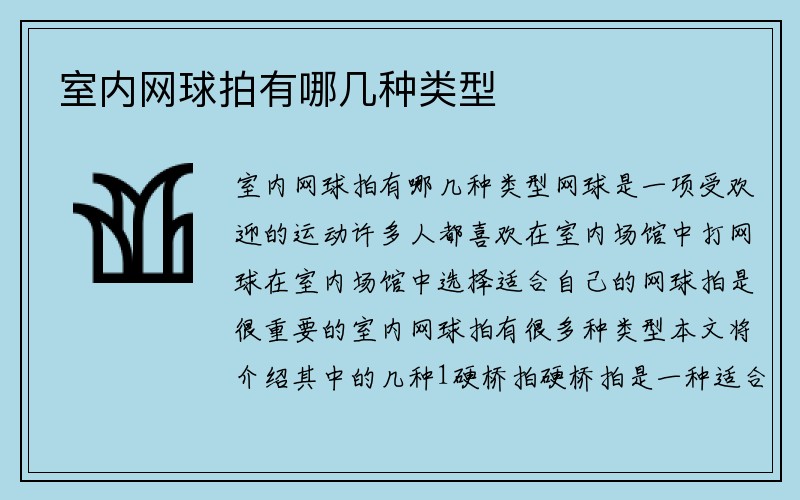 室内网球拍有哪几种类型